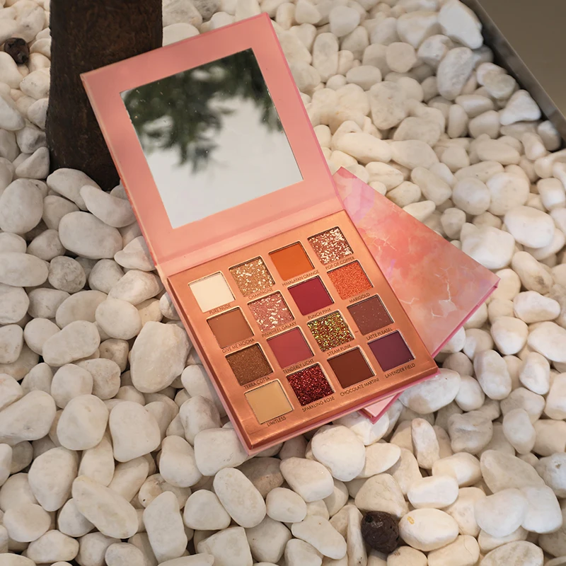 dropshipping glitter eye make-up cosmetics custom makeup private label make up eyeshadow palette eye shadow