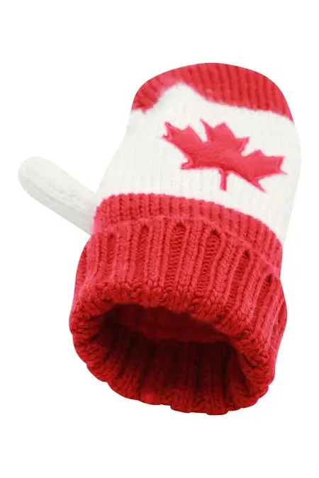 
Red Maple Leaf Canada Canadian Fashion Warm Winter Warm Mittens 