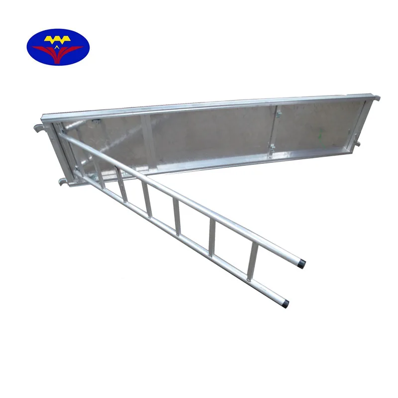 EN12811 Standard Hatch Type Aluminium Access Plank with Trapdoor for Construction Disc lock modular Scaffolding