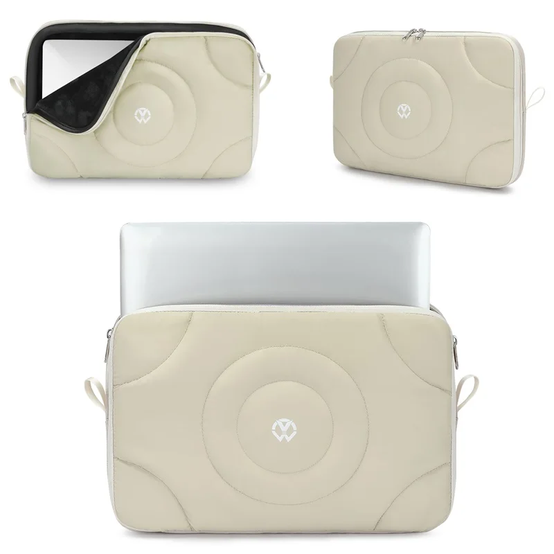Custom 13 14 15 16 Inch Waterproof Laptop Cover Bag Lightweight Portable Quilted Puffer Laptop Sleeve Pouch