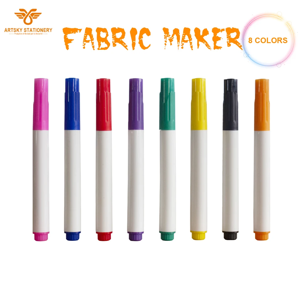 Маркер для текстильной ткани под заказ с логотипом, Перманентный маркер для обуви, футболки и сумочки