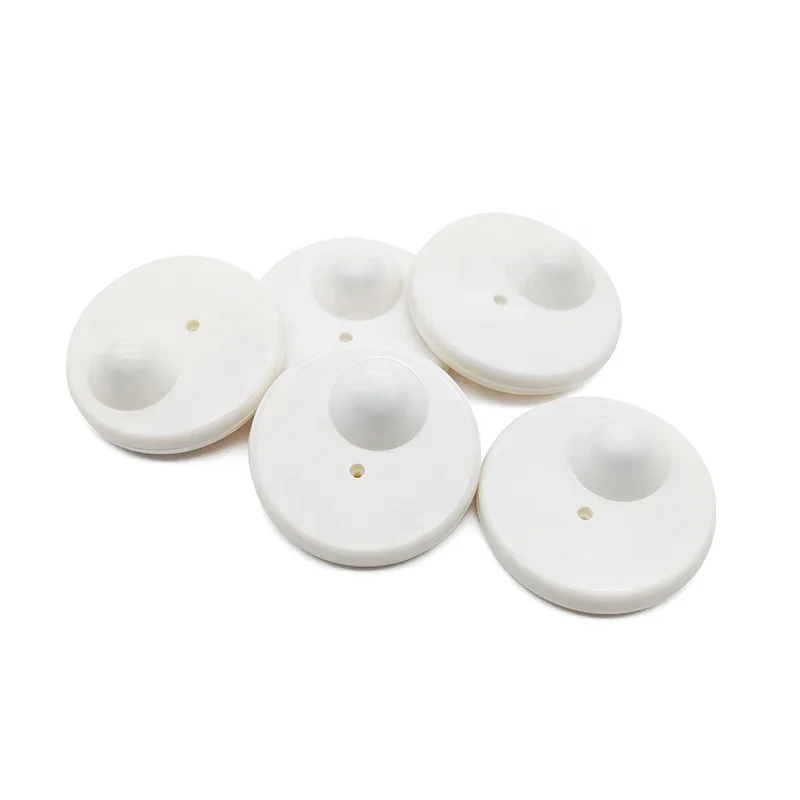 Eccentric Circle Security Hard Tag Plastic EAS RF R50 8.2mhz Super Sensor Remove Clothing Alarm Hard Security Tag With Pins