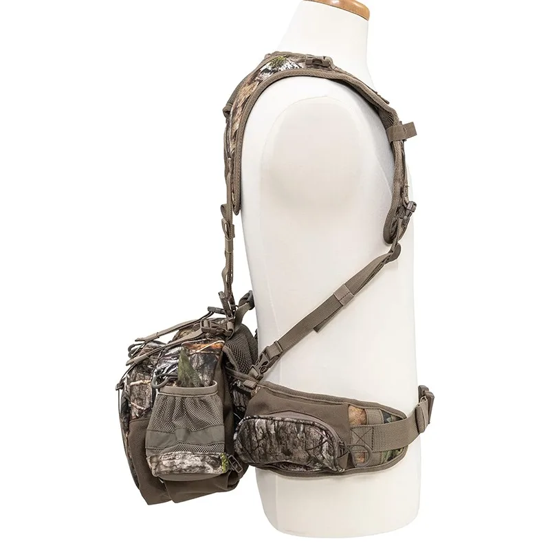 Large Hunting Day Pack With Call Pocket Game Bag And Binocular Pocket Removable Shoulder Harness Hiking Binopack