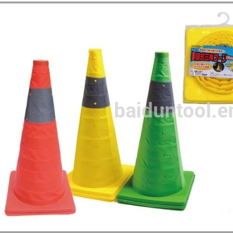 plastic cone folding cone reflective traffic cone