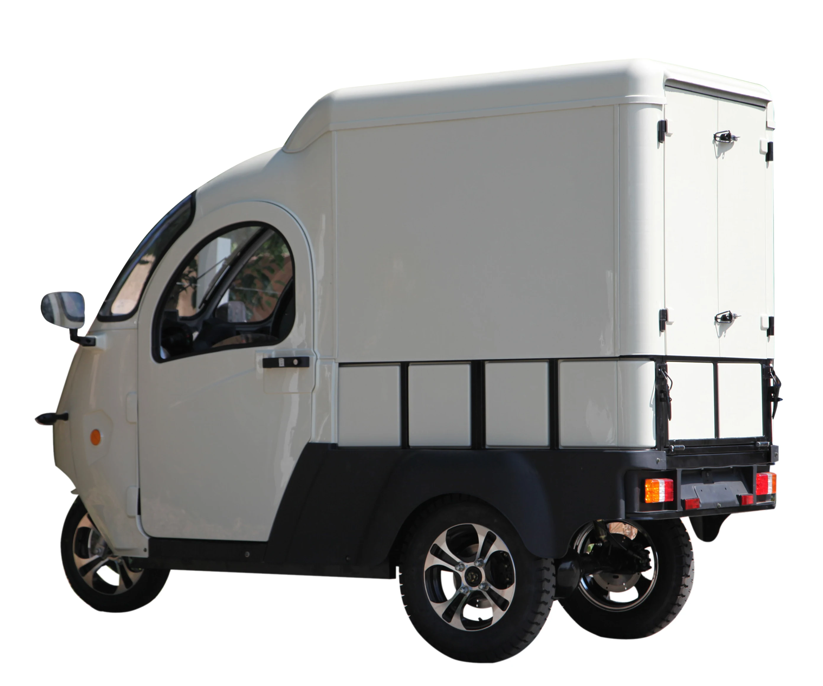 Electric Cargo Tricycle 2500W Motor 3 Wheeler Intelligent Street Legal Taxi Van