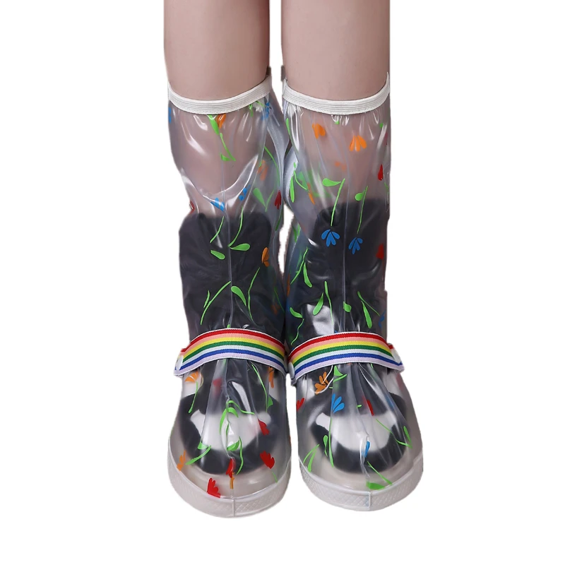 Transparent Waterproof Rain Shoe Covers for Women Motorcycle Cycling Travel