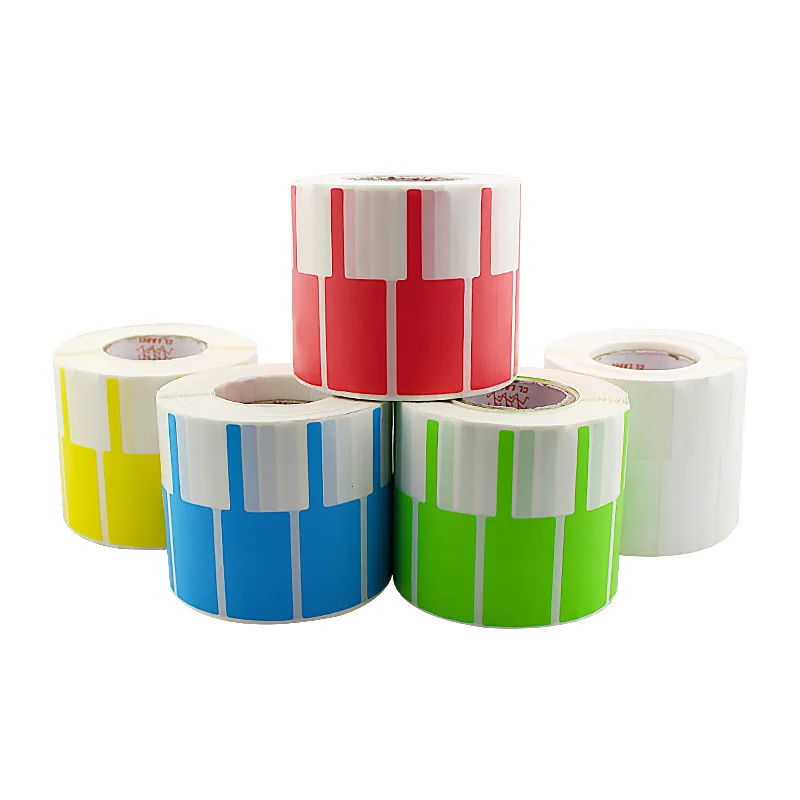 Self-Adhesive Network Cable Label P Type Colorful Vinyl Synthetic Paper 70*24 Power Sticker Data Communication Packaging Labels