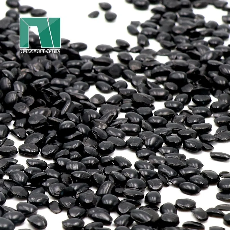 China masterbatch factory offer PE PP EVA plastic carbon black masterbatch for blown film