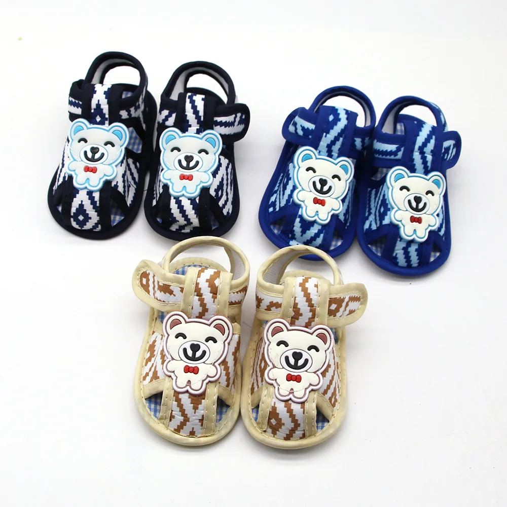 2024 Beautiful Leopard Design Baby Toddler shoes Squeaky Sound kids Girls Sandals