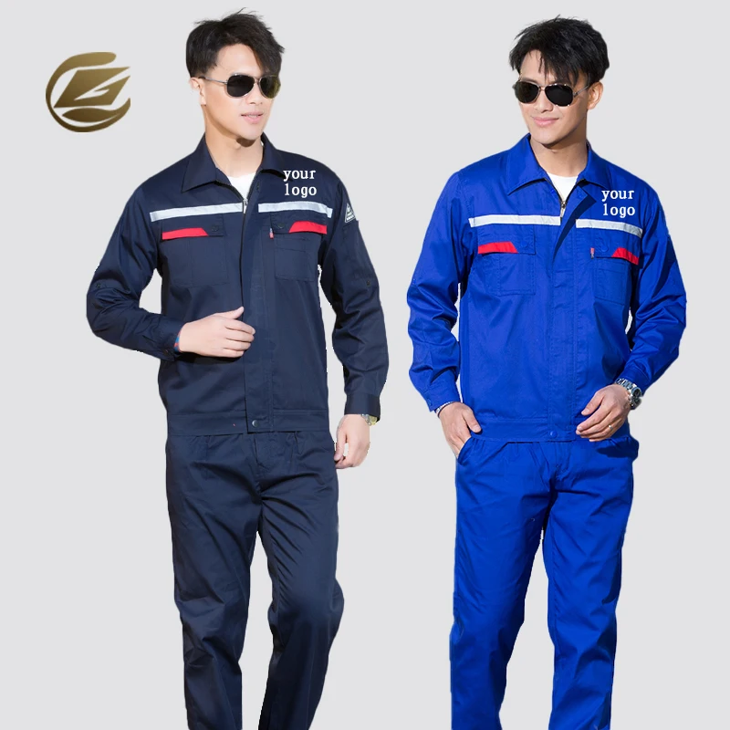 long-sleeved best selling safety antistatic workwear custom work clothes motorcycle mechanic electrical overall uniform