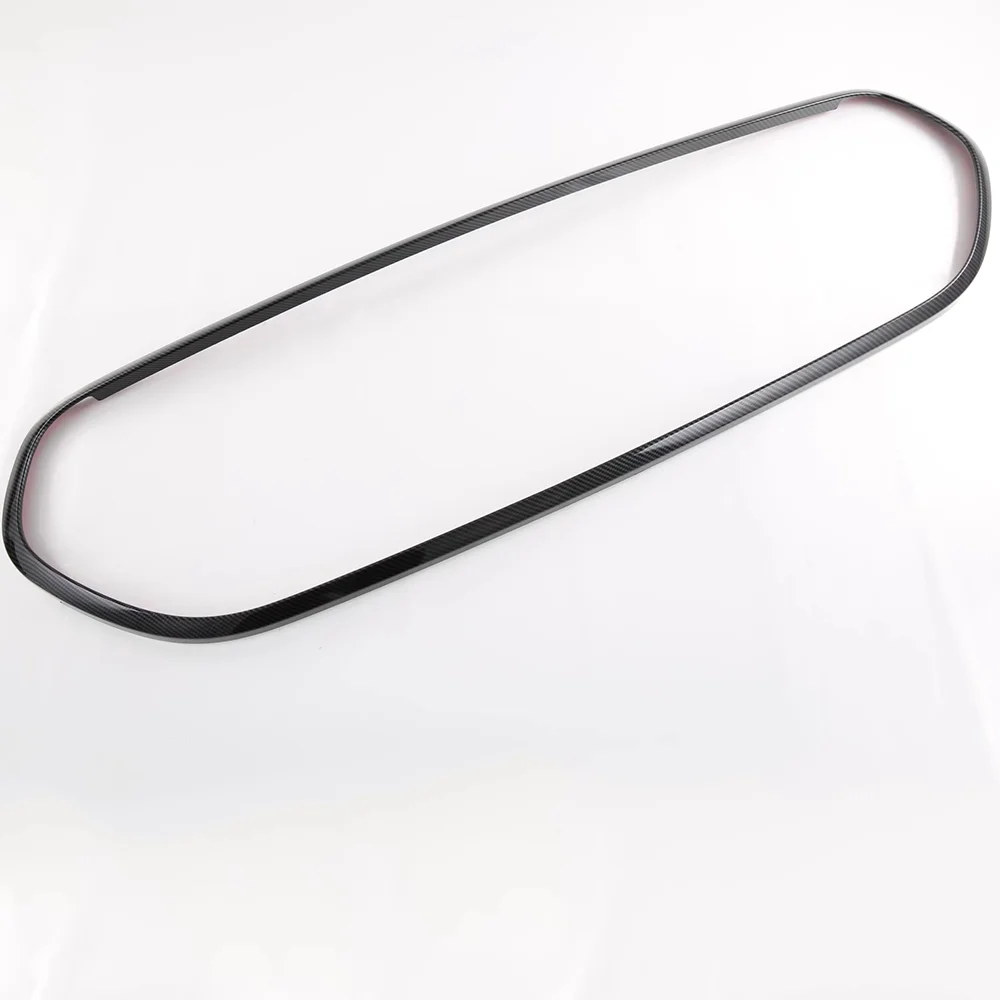 Car Body Kit Upgrade Auto Carbon Fiber Pattern Front Machine Cover Lip Protector Grille Trim For MINI F54 Clubman Cooper 2022