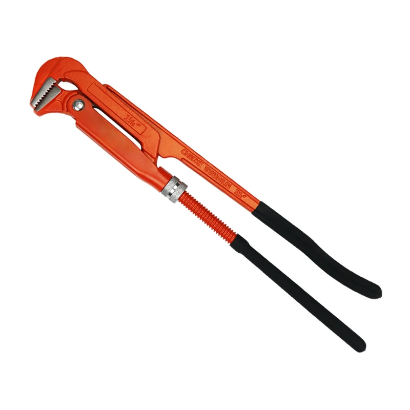 Swedish Type S-type Jaws Pipe Wrench Bent Nose Pipe Wrench