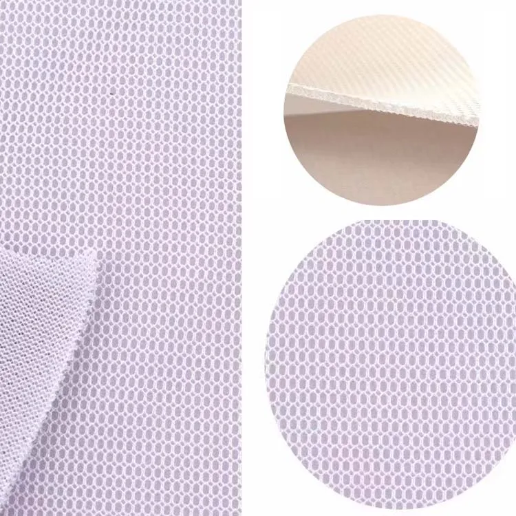 China 3d spacer mesh 3D warp knitted sandwich air mesh fabrics 3D spacer fabric Air layer mesh