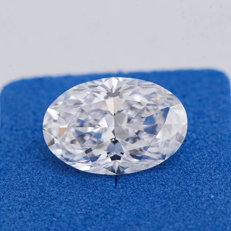 1.6ct oval lab grown diamond IGI/GIA certificate HPHT/CVD diamonds made in china 100% real diamonds