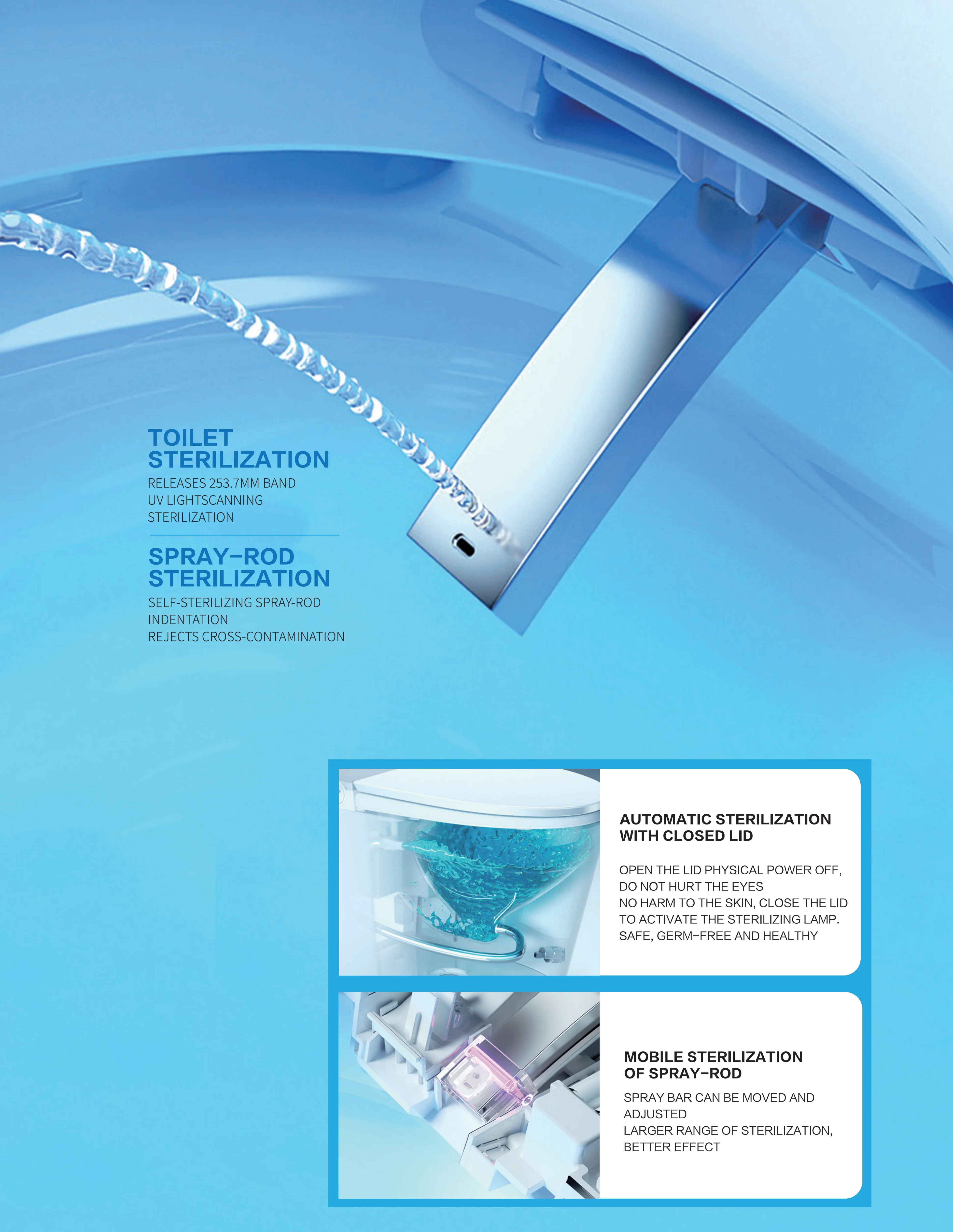 2023 new luxury floor mounted intelligent toilet automatic auto clean flushing washroom electric bidet