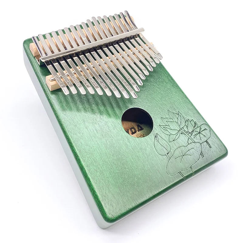 Stock musical instruments toys wholesale 17 keys toneMbira electric box finger violin beginner gift colorful Kalimba thumb piano