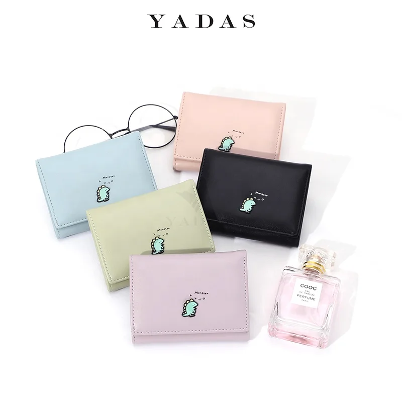 wallet dragon cartoon pattern lovely kids gift Christmas promotion OEM RFID New Design Luxury PVC Credit Card Wallets Front