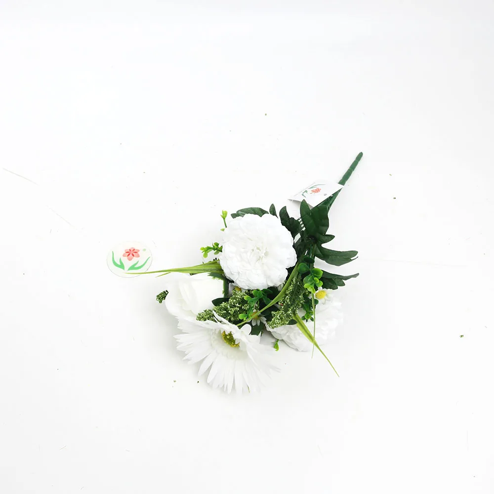 Wholesale Artificial Flowers Funeral Bush Flower for Cemetery Decoration