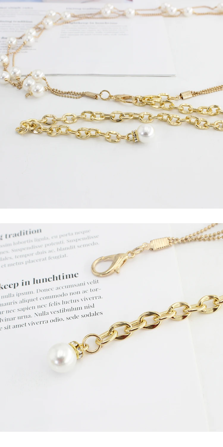  Duoying OEM joyas изящная элегантная шикарная цепочка на талию корейское стильное платье пояс для тела позолоченная многослойная