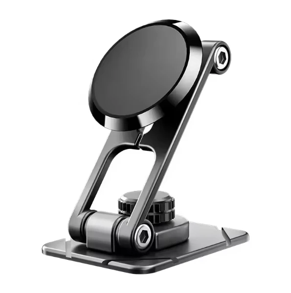 Folding magnetic Invisible Phone Holder Multi Functional Upside Down Bracket Alloy 1080 Rotatable Dashboard Car Phone Holder