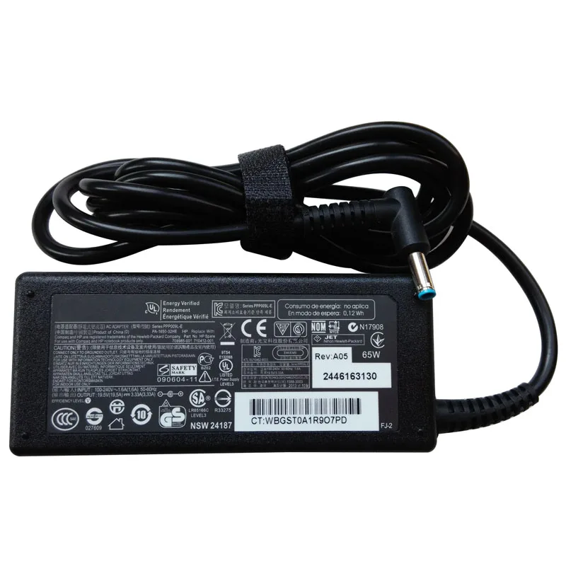 
Multi models 65w 19.5v 3.33a 4.5*3.0 laptop power adapter small pin 65w for hp ac adapter 65w 19.5v 