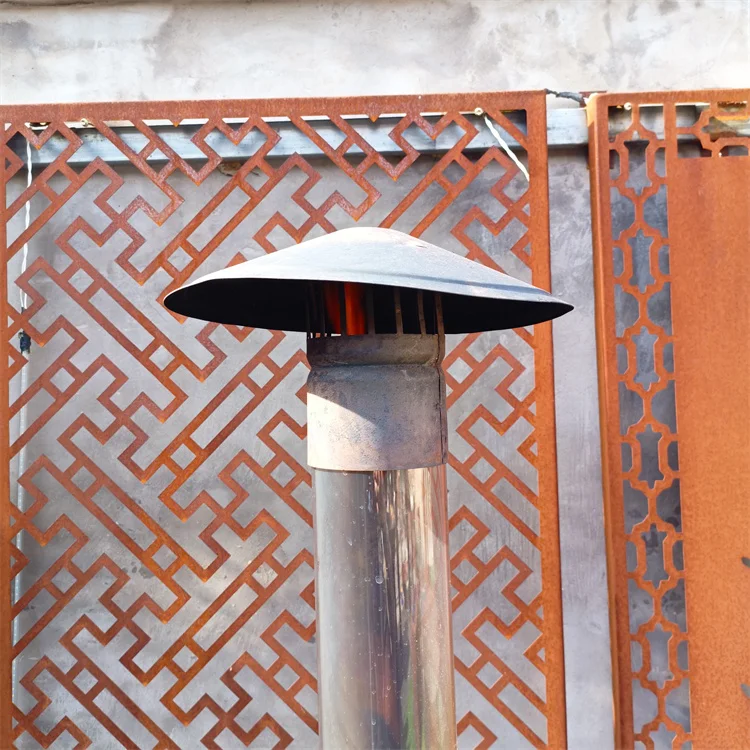 Outdoor Patio Heaters Wood Pellet Fireplace Stove with Torch Kit Fire Glass Tube