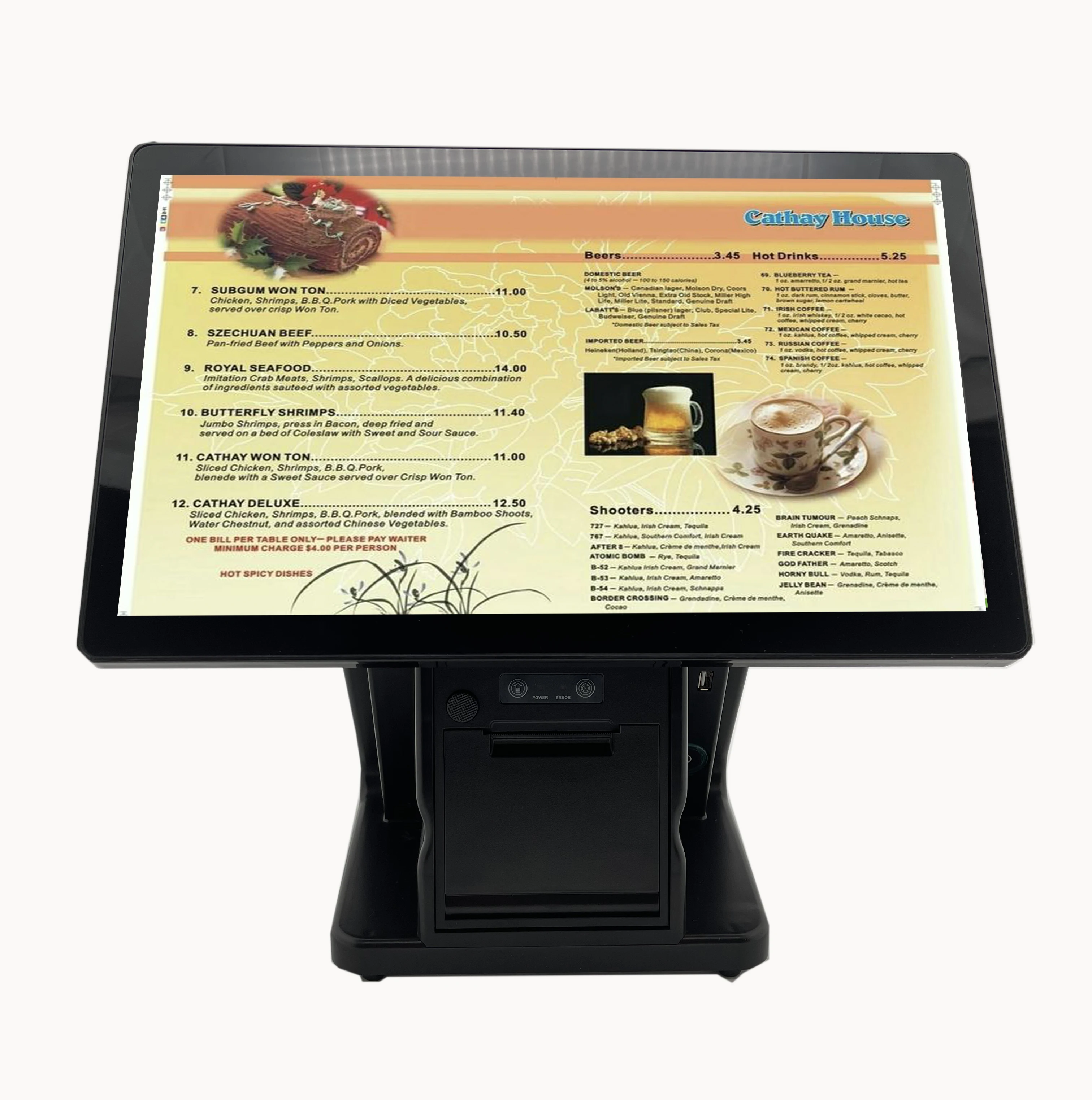 16 Inch Touch Screen POS Table Windows Pos Android Terminal Machine