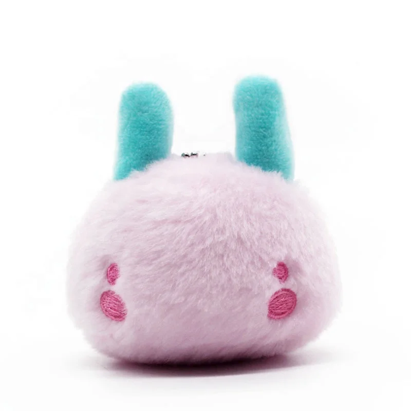 Geometric monster plush pendant doll bag  key small cute toys mobile phone ornaments toys car plush keychain for men and women