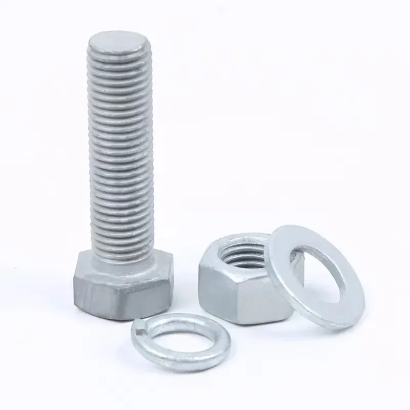 Factory supplied DIN933 Zinc Plated Hex Hexagon Head bolt for sale
