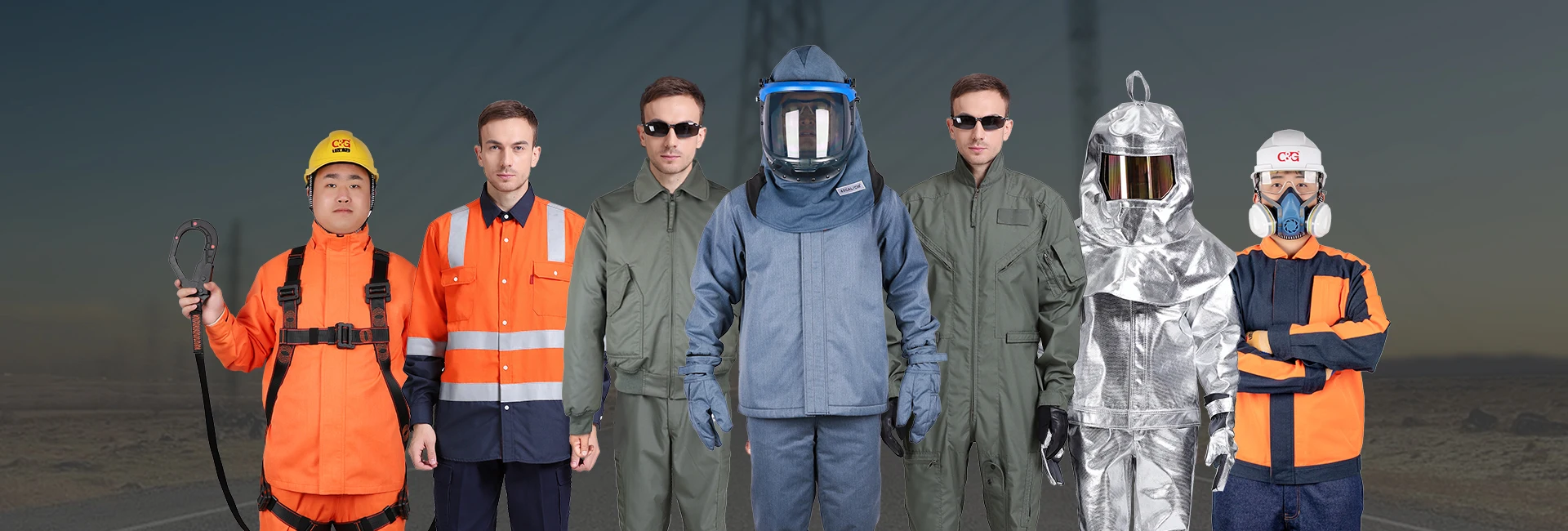 Metal Heat Protection Fabric Workwear Aluminum Foil Heat Protective Clothing