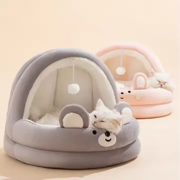 Factory Direct High Quality All-Season Comfortable Cute Look Cat House Bed Scratch-Resistant