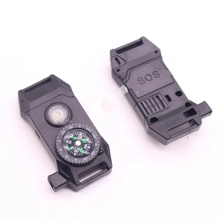 KongBo Outdoor SOS Survival Paracord Buckle Led