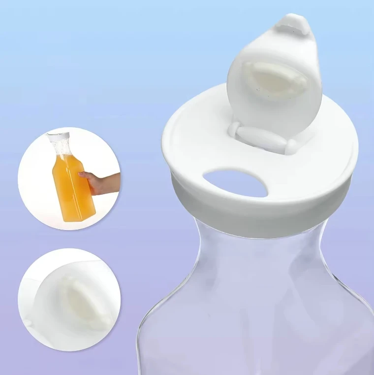 Wholesales Clear Plastic drinks Bottle Square Juice Milk Containers Water with Lid plastic juice pot juice water bottles