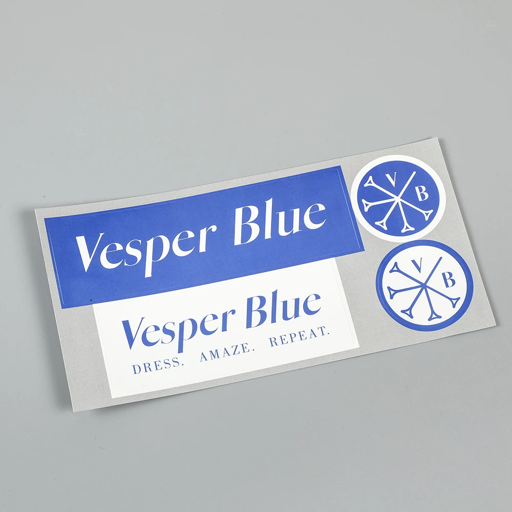 Decorative beautiful printed custom bumper stickers car sticker