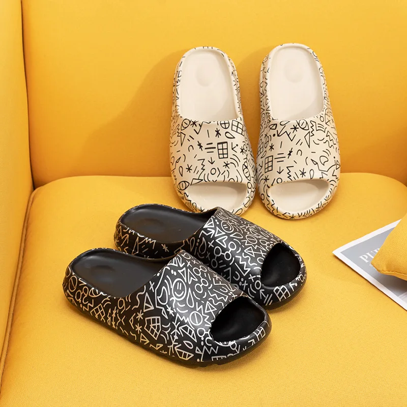 2022 summer new flat slippers unisex flip flops