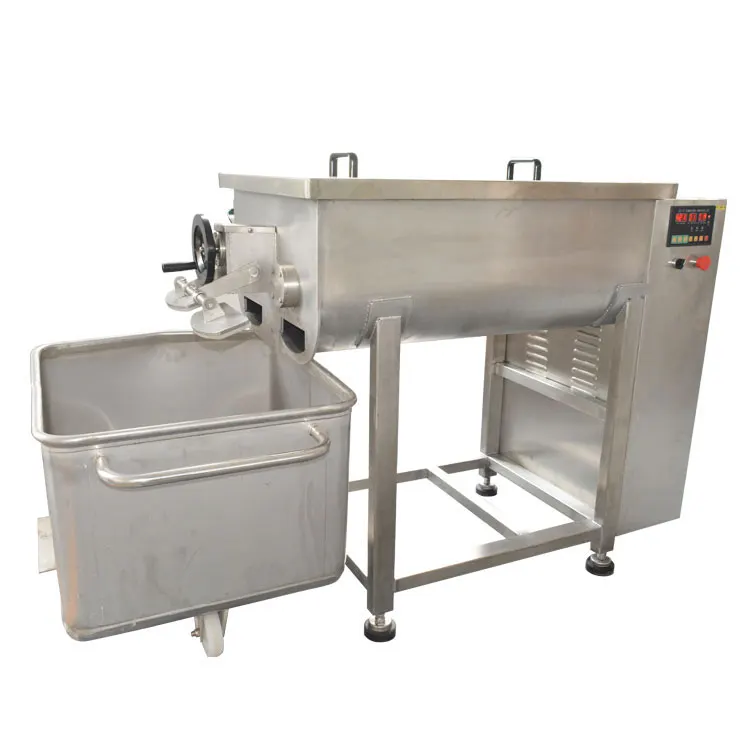 Electric meat food stuffing filling mixer beef goat meat mixer blender vacuum meat paddle mixer price