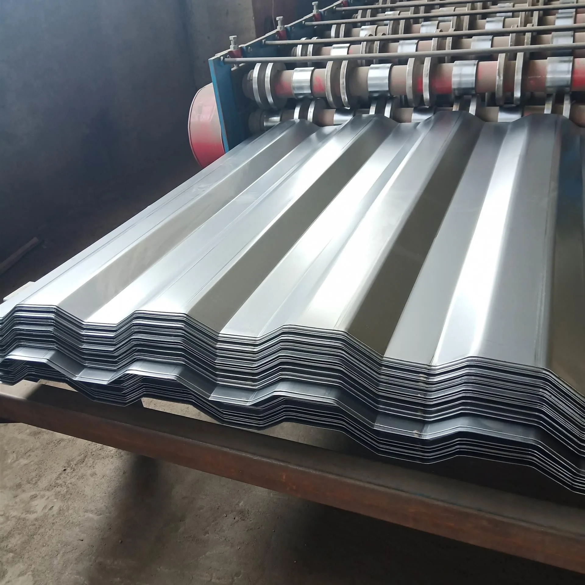 Hengming Steel Galvanized Iron Roofing Sheet 10/18/20 Feet Corrugated Metal Cutting Bending & Welding Services KS Certified