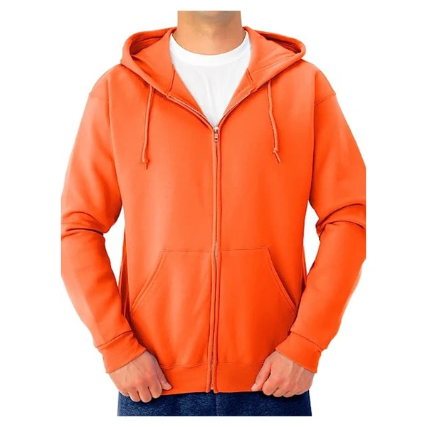 oem blank high quality the hoodies wholesale branded orange flat bottom hit solid color jacket