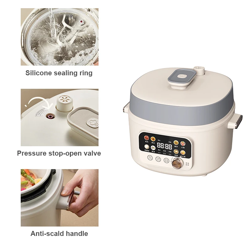 Multi cooker 4L home appliance electrical digital rice cooker electric instant pressure cooker