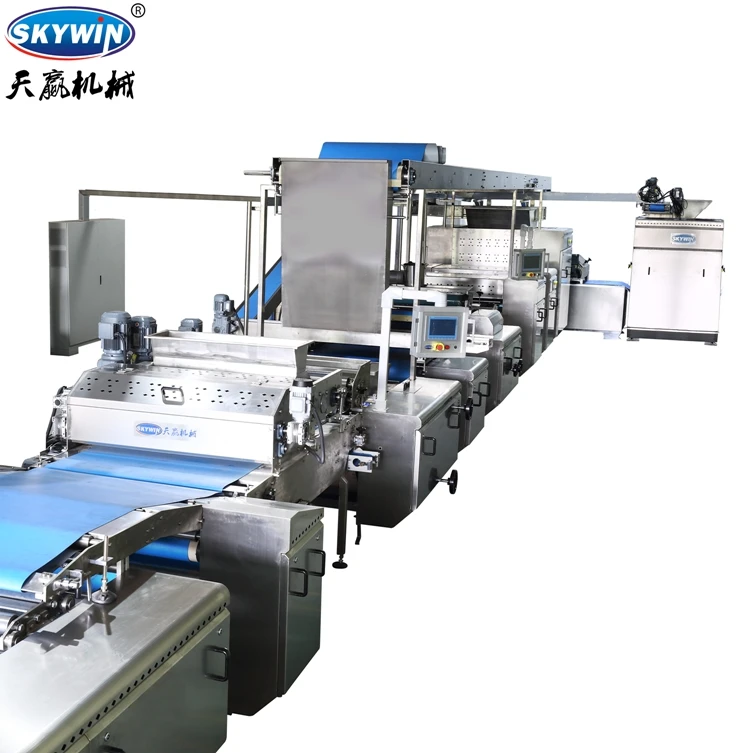 Commercial Machinery Industry Equipment Hard And Soft Biscuit Making Machine For Biscuit Snack Plant