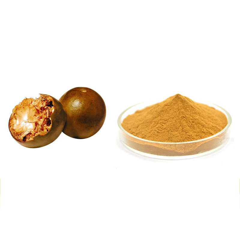 Factory Supply Bulk Hot Selling Organic Monk Fruit Extract Pure Powder Mogroside V 13.5% Monk Fruit Extract Powder