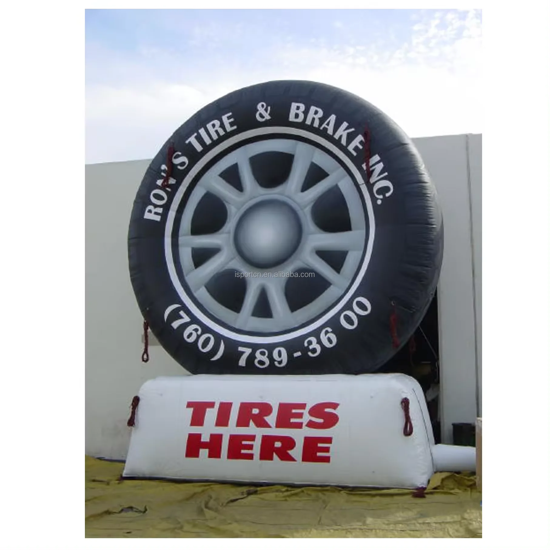 HOT sale quality PVC inflatable car tire model