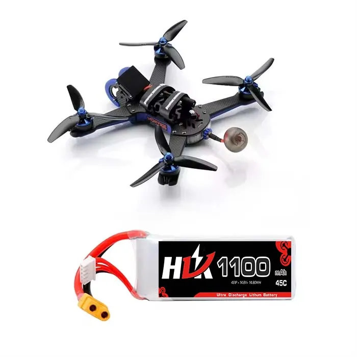 HLK 1100mah 45C 4S lipo battery for FPV  lithium battery pack Rechargeable
