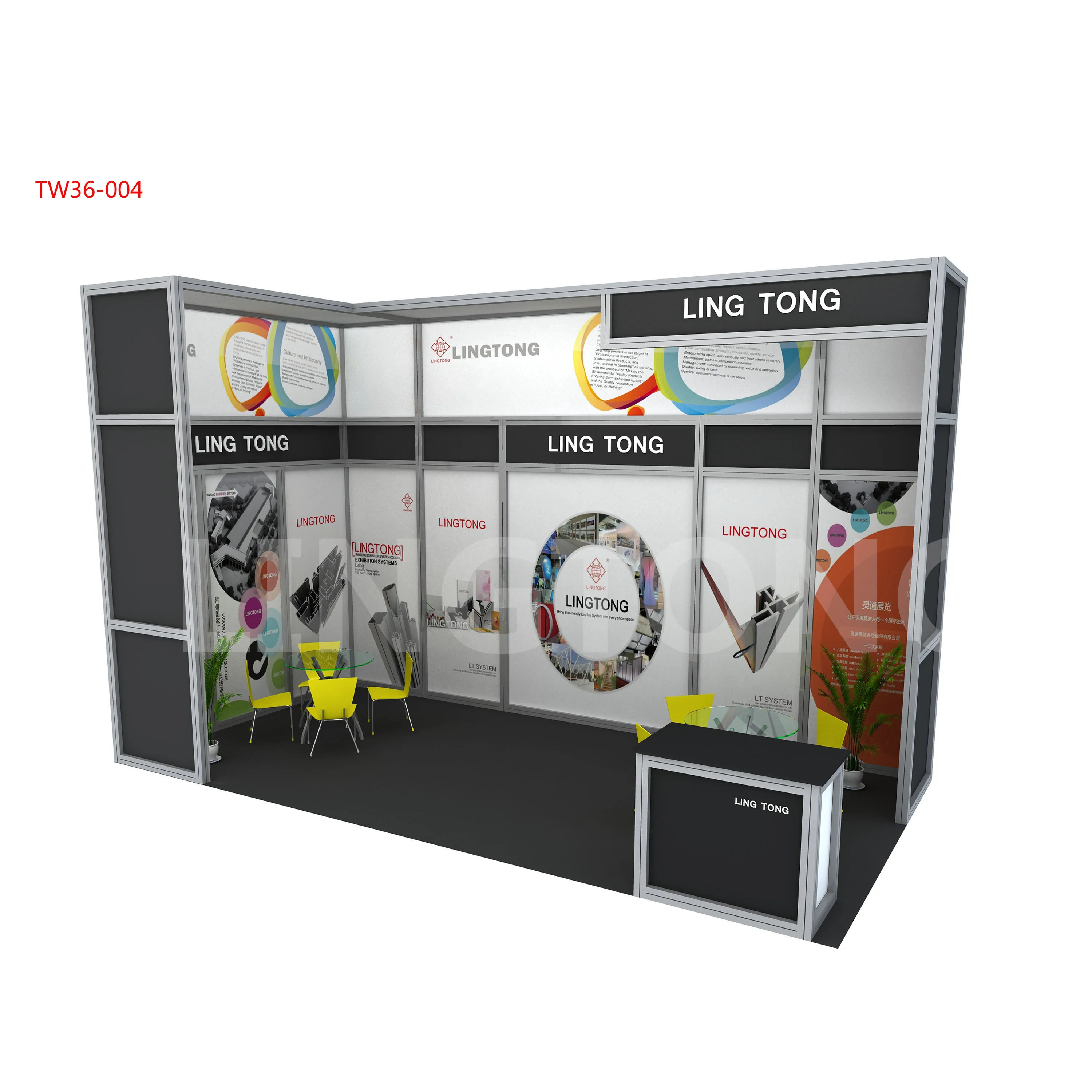 Быстрая система 60 мм алюминиевый профиль модульный и индивидуальный стенд для выставок торговых (53)