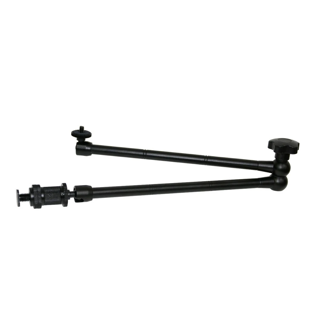 20 inch Adjustable Articulating Friction Magic Arm Super Clamp Compatible with Field Monitor Video Lamp Fill Light