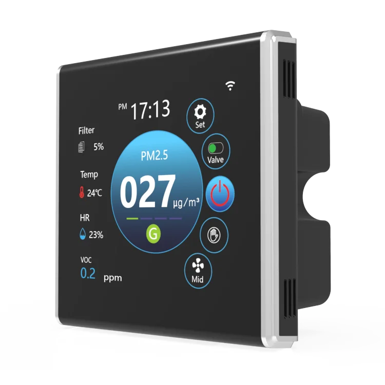 MIA Ventilation HVAC Systems Controller Board PM2.5 CO2 TVOC Humidity Temperature Tuya Smart Wifi Remote Controller