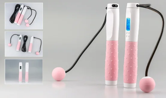 2021 Amazon Горячая Цифровая взвешенная ручка умная счетная Скакалка с счетчиком калорий скакалки для тренировки фитнеса