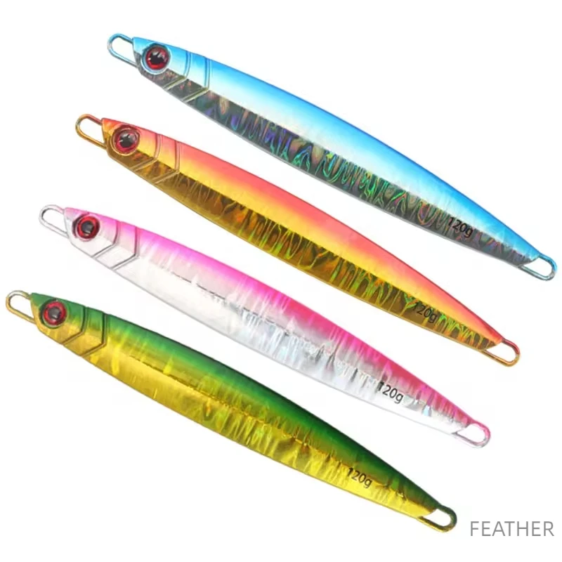 New Speed Metal Jig Lure Fast Speed Metal Lead Jigging Fishing Lures Jigs For Cod And Mackerel With Hook