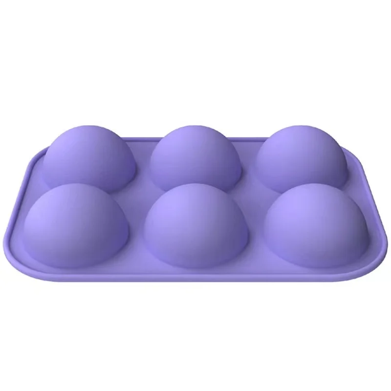 Multi purpose 6 flower silicone mold soap jelly pudding ice cream ice cream rice ball cake baking mold
