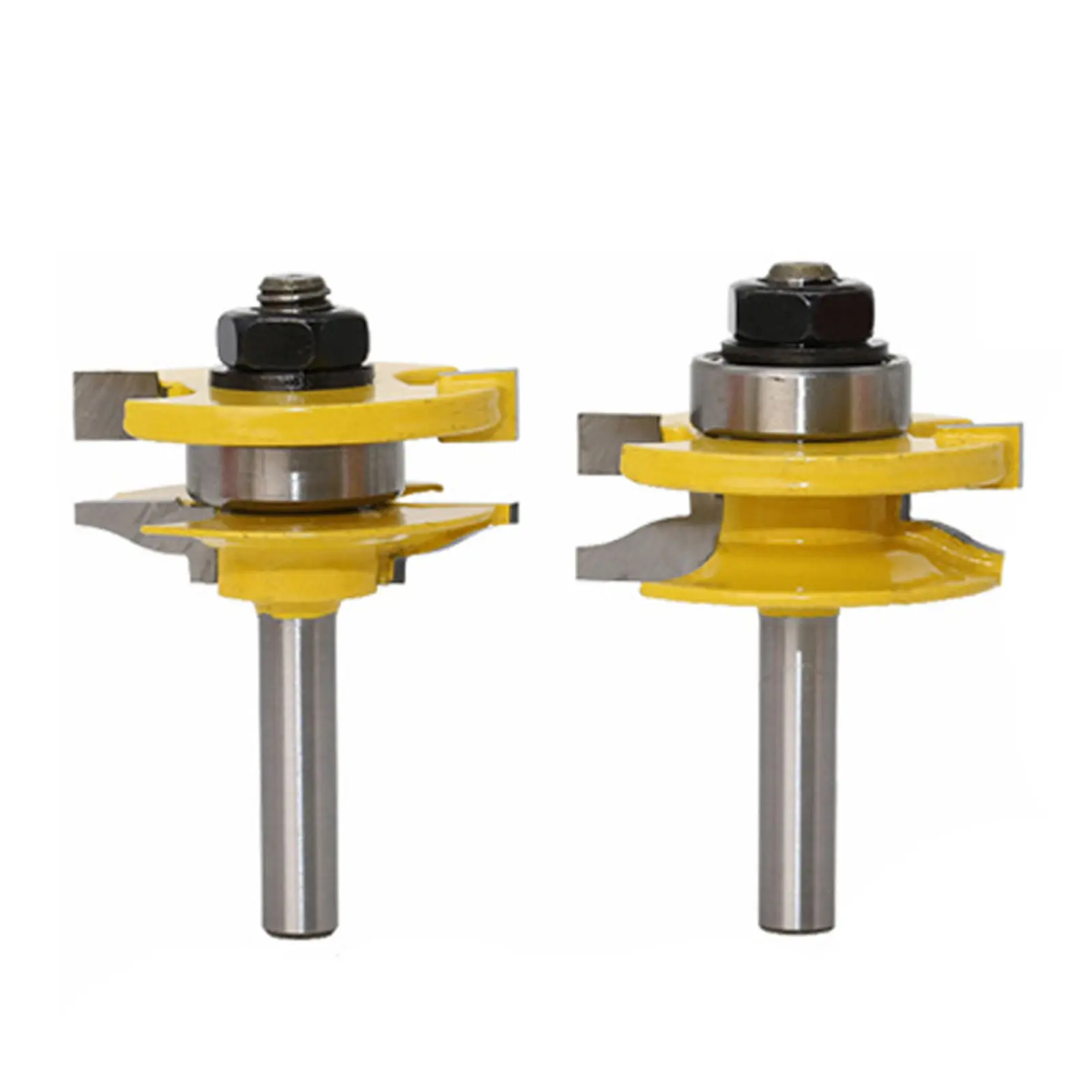 3pcs/lot Raised Panel Cabinet Door Router Bit Set 6mm/6.35mm/8mm/12.7mm Shank Rail & Stile Tenon Ogee Wood Milling Cutter